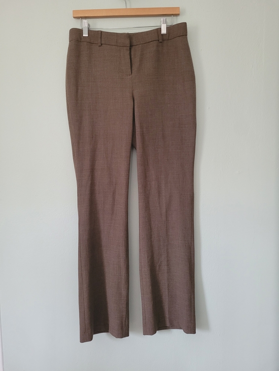 Amanda & Chelsea Pants - Chocolate Brown Knit Trousers - Amanda and Chelsea - Size 6